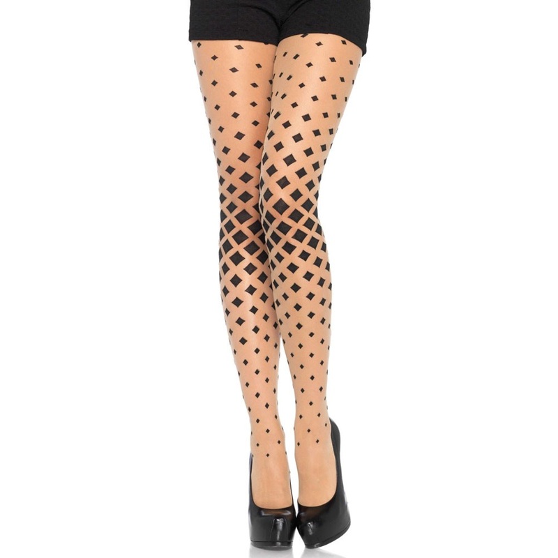Chic diamond tights