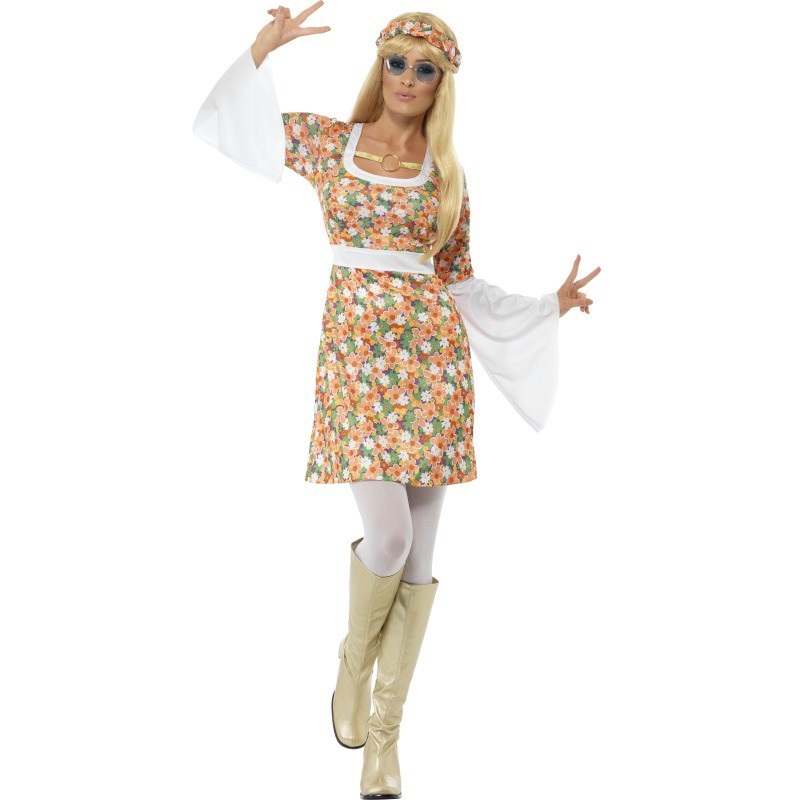 Flower meadows hippie ladies costume S