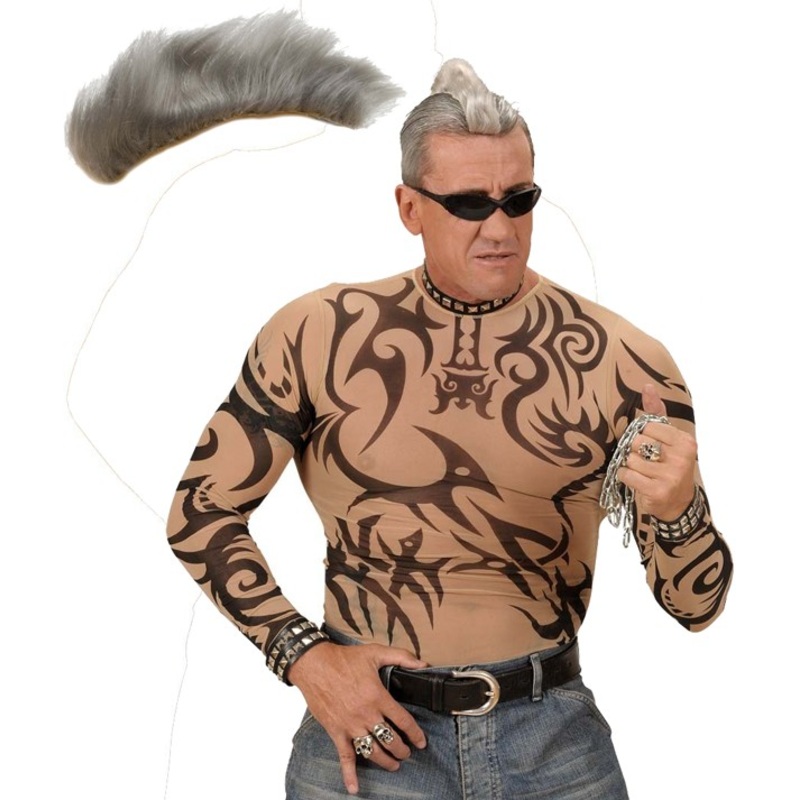 Gray punk Iro to clip on