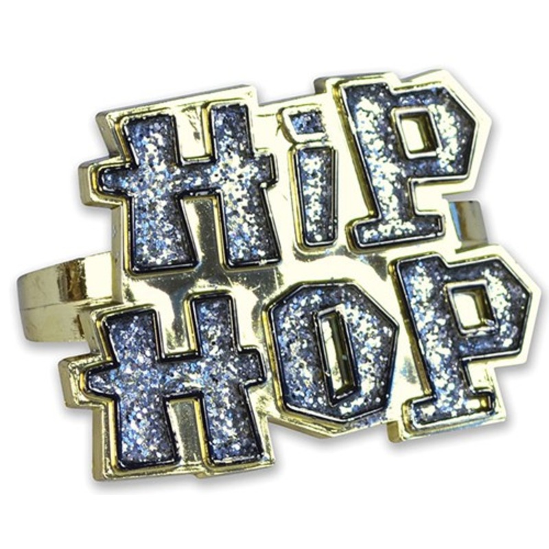 Hip hop rapper finger ring