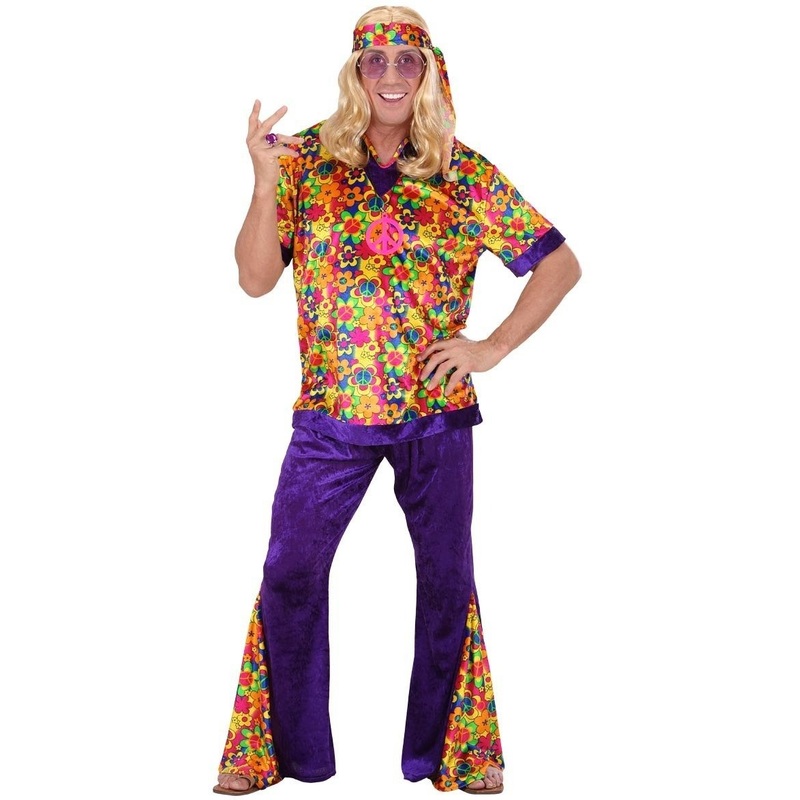 Hippie buddy men costume S