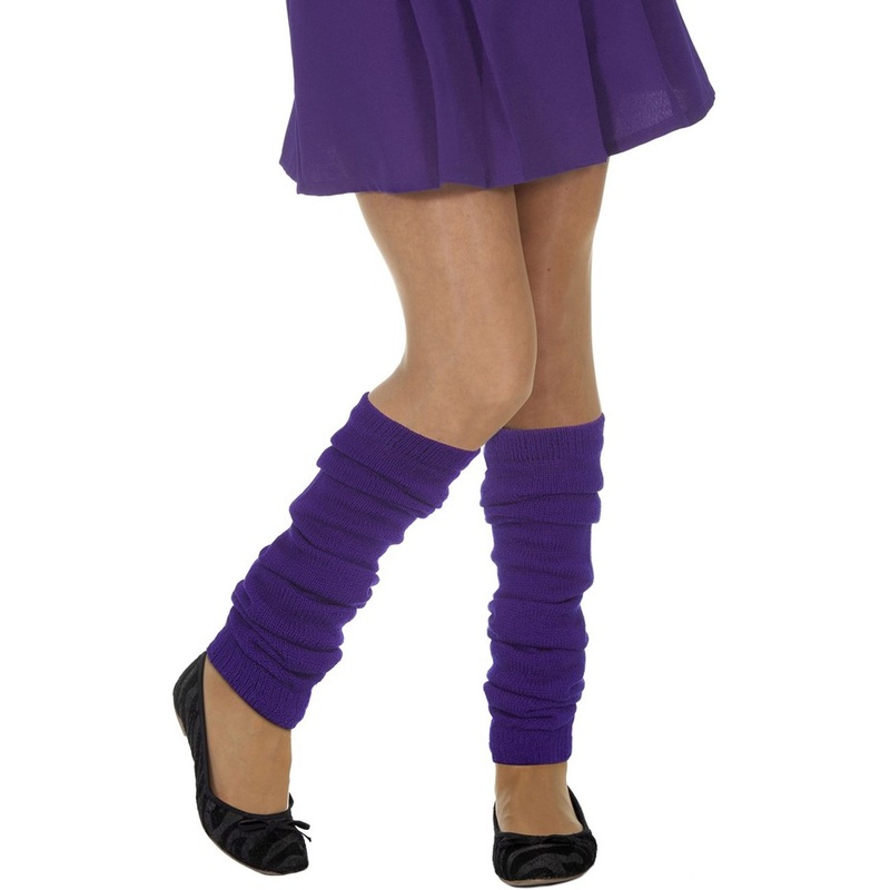 Leg warmers purple