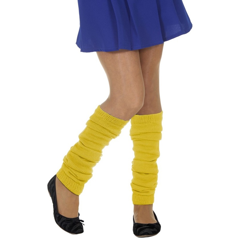 Leg warmers yellow