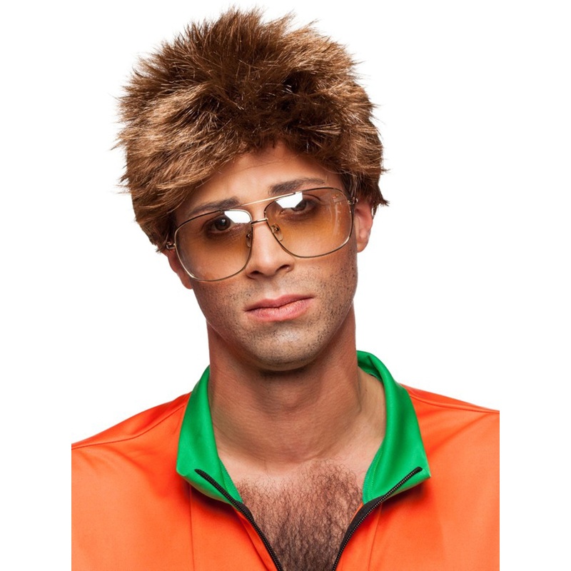 Messy 90s men's wig