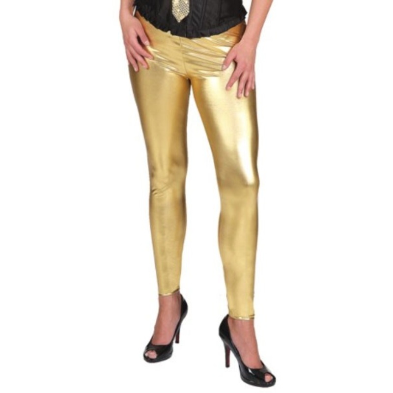 Mila Metallic Leggings Gold S-M