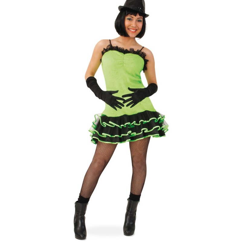 Neon ruffle party dress for women 34