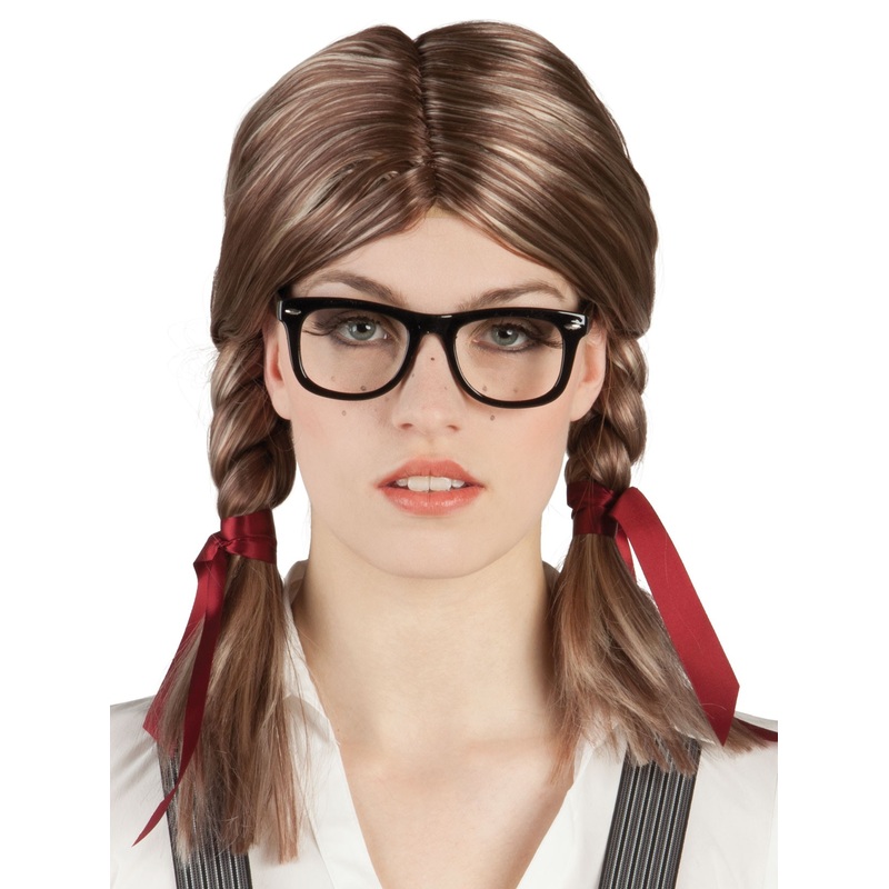 Nerd school girl wig