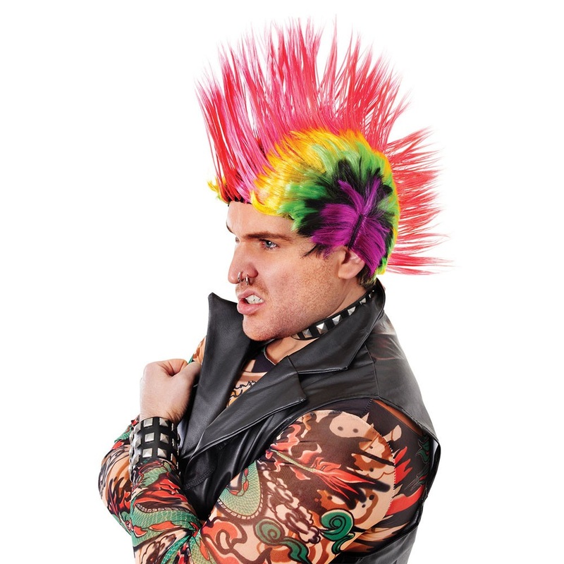Punk Iroquois wig