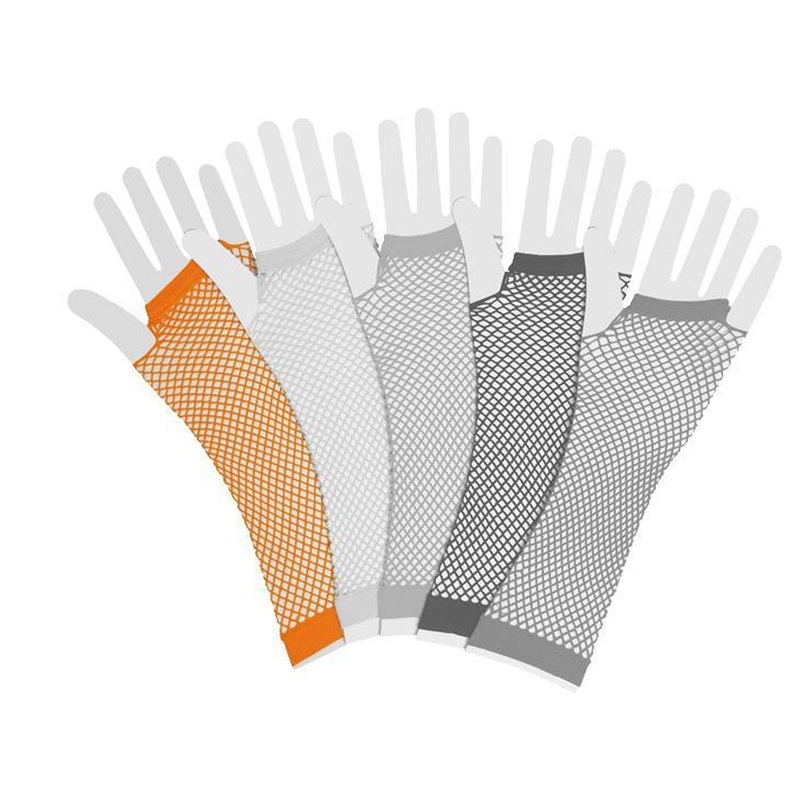 Punk neon gloves orange