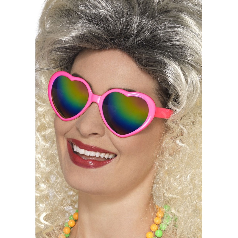 Rainbow heart glasses