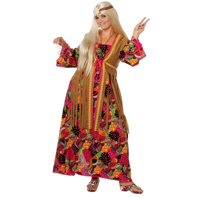 Retro hippie dress women costume 36