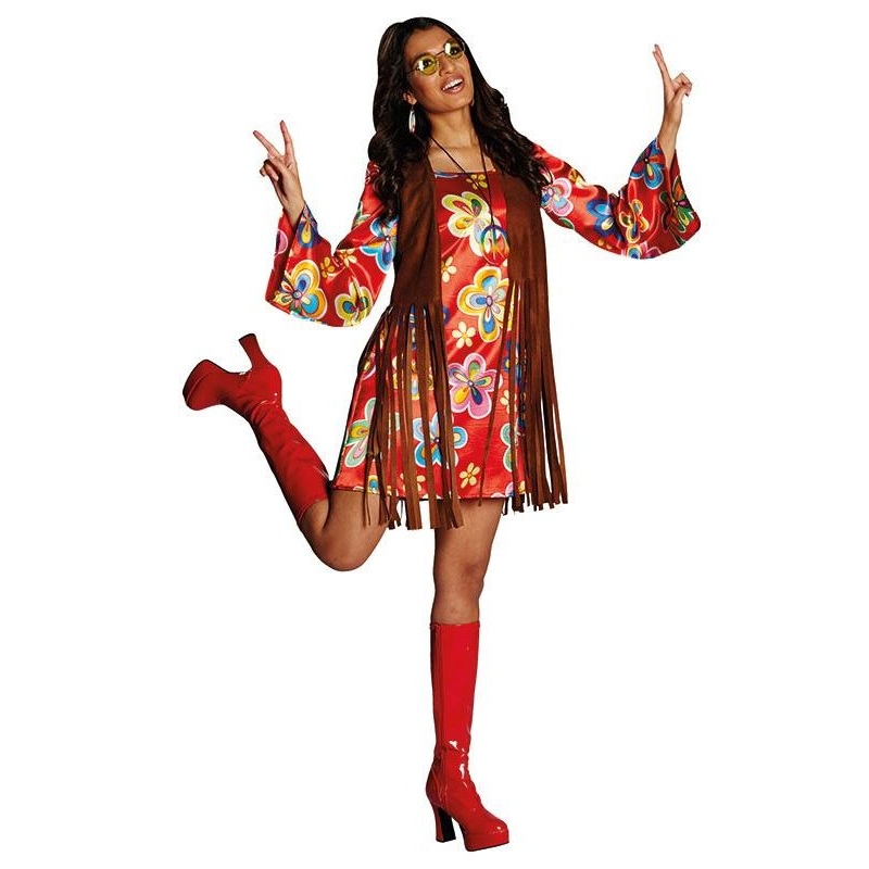 Fringed hippie costume Ella 36