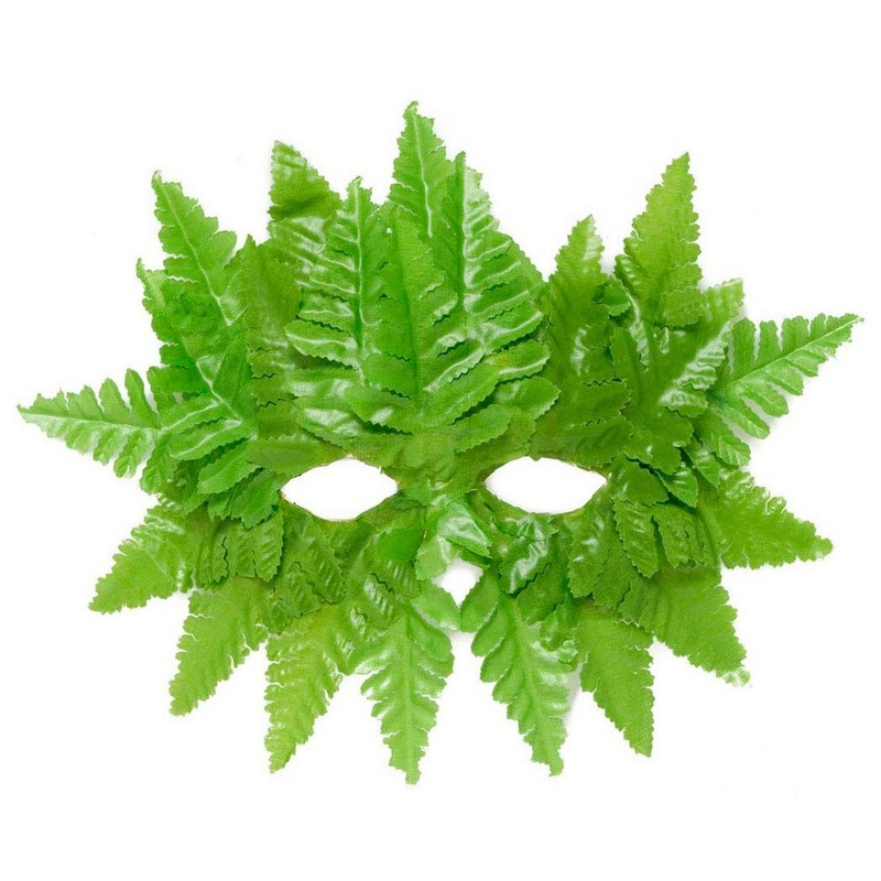 Green leaves eye mask