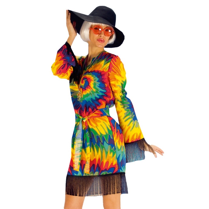 Groovy 60s fringe dress 36-38