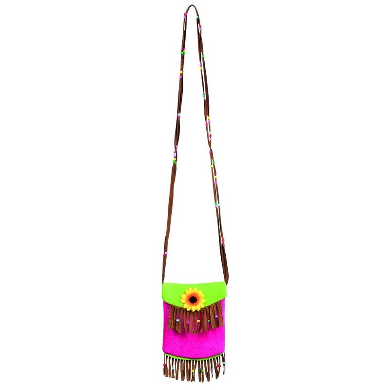 Hippie bag with gerberas