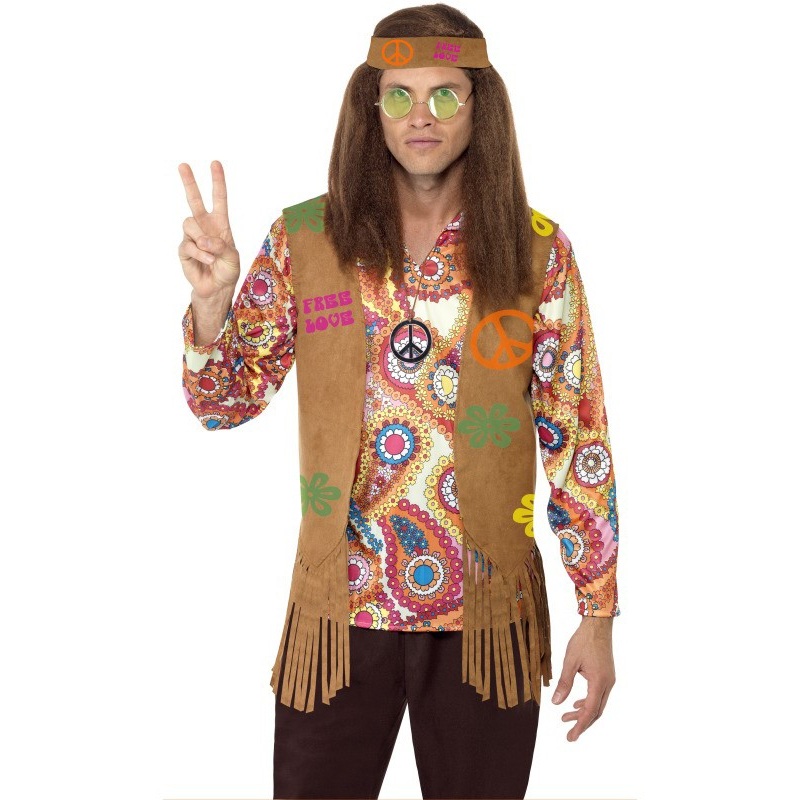 Hippie Peace Vest & Headband