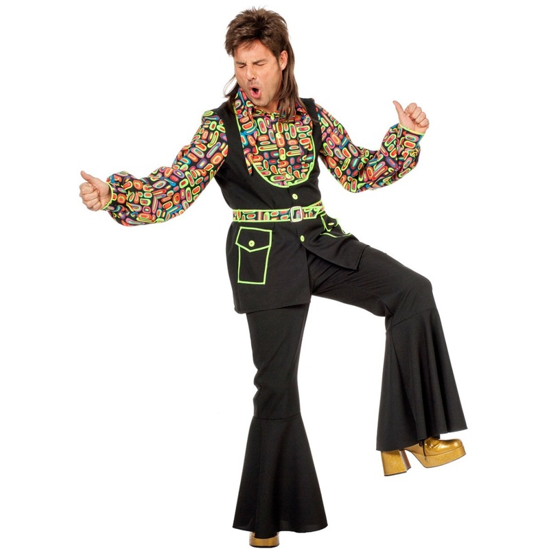 Neon popart costume for men 48