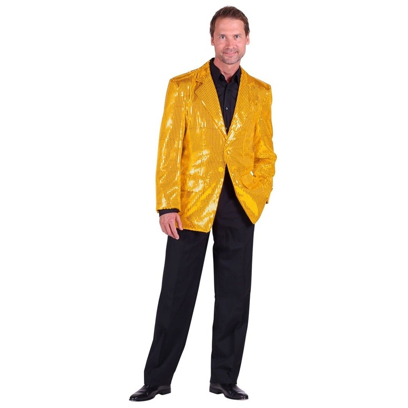 Party sequin men's jacket gold 46