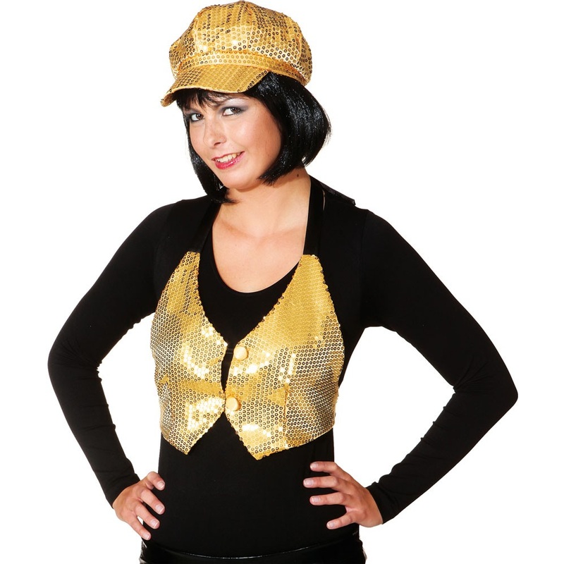 Sequin vest in 4 colors