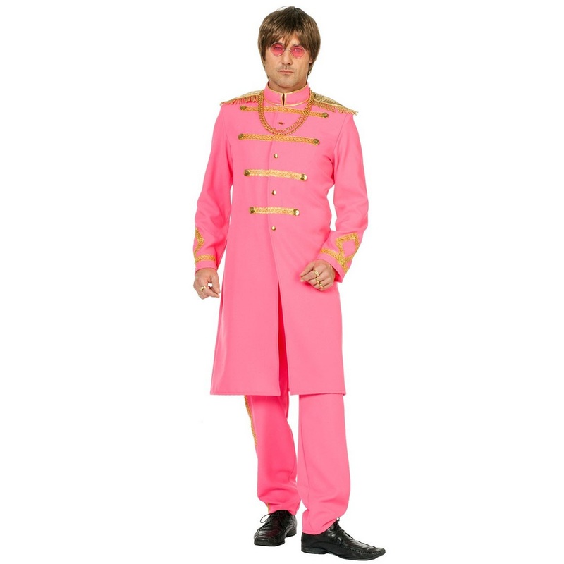 Sergeant Pepper men's pink costume 48