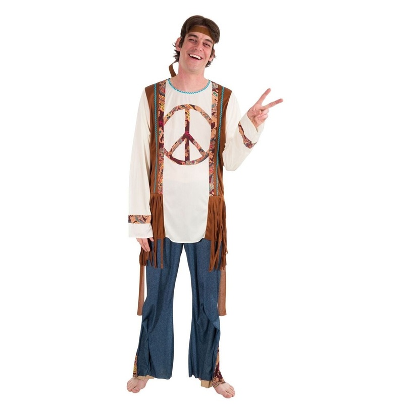 Stanley hippie costume for men M