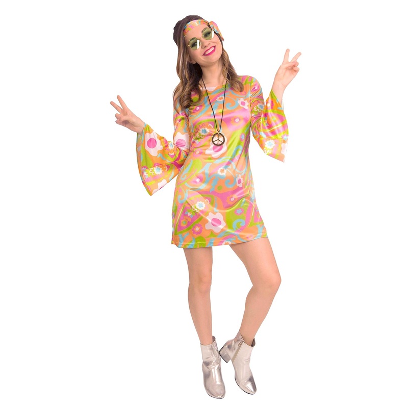 60s hippie women's costume Sarah 34-36
