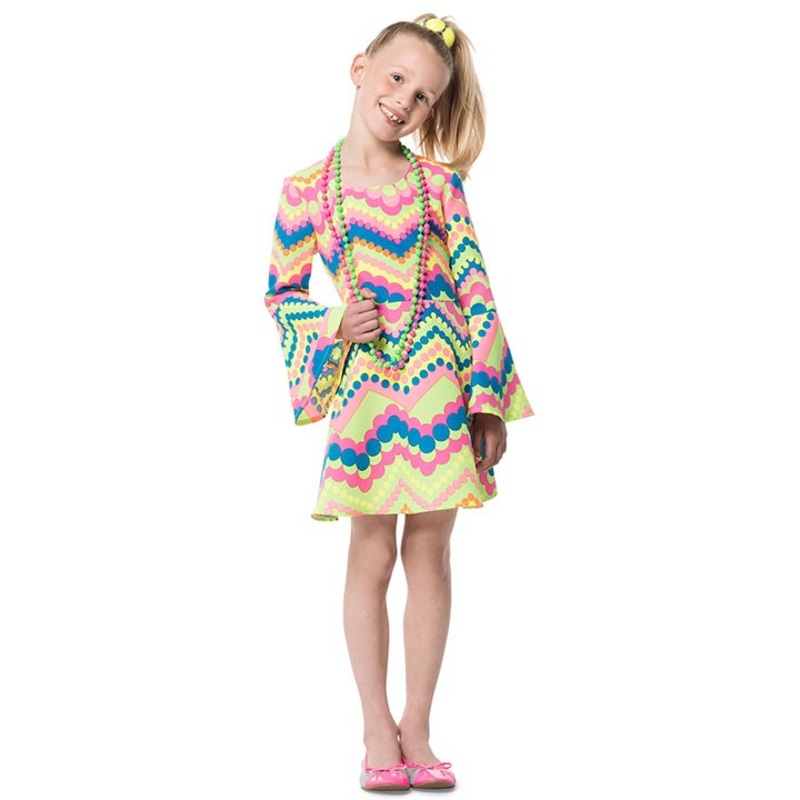 70s flower power girl costume 128