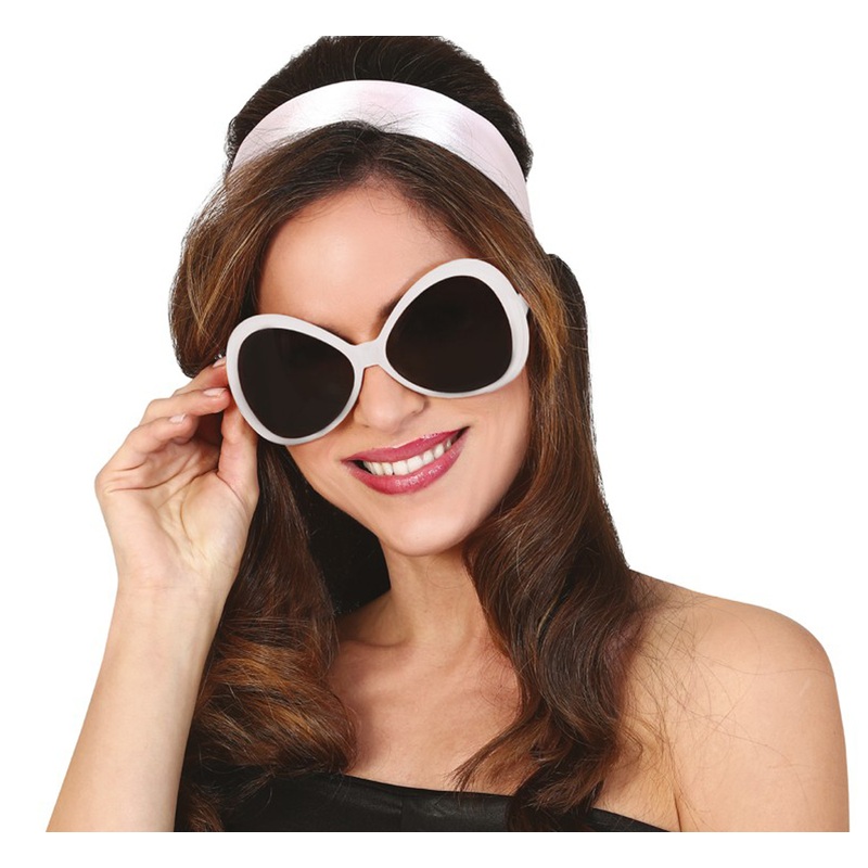 70s Mega sunglasses white
