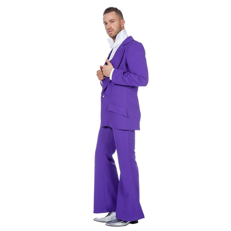 70s men's purple party suit 48