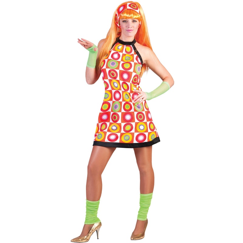 Amber retro pattern dress 36-38