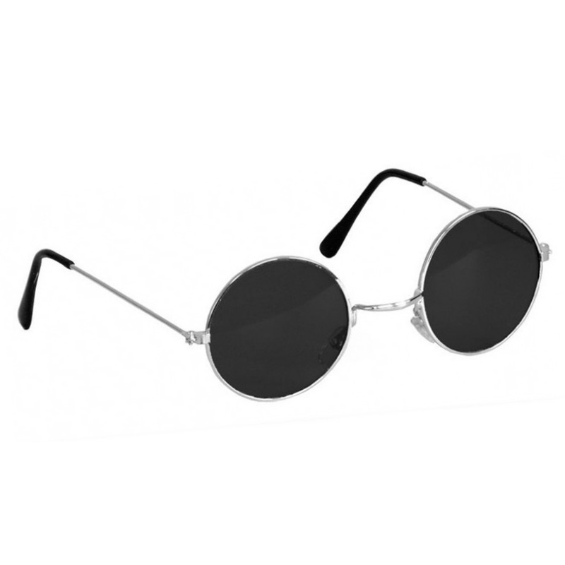Black hippie glasses black