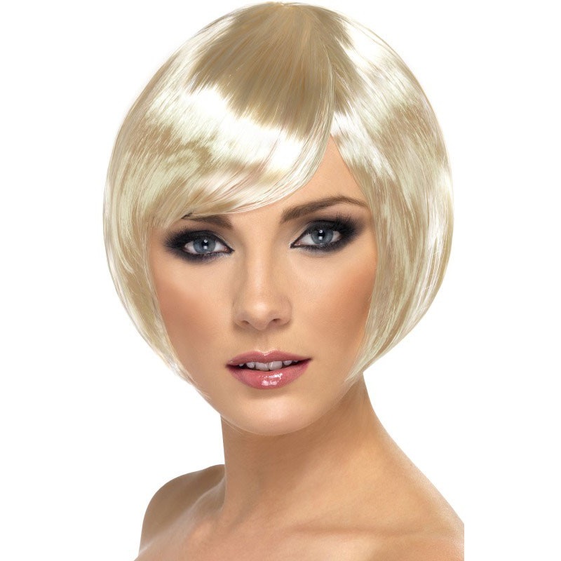 Blonde bob wig with bangs