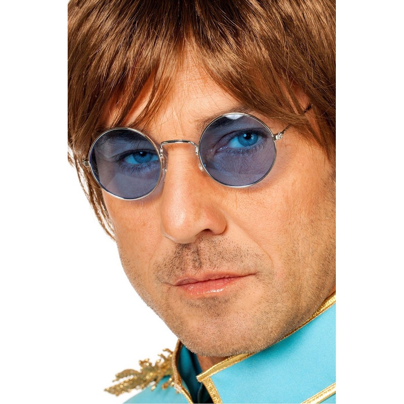 Blue John Lennon hippie glasses