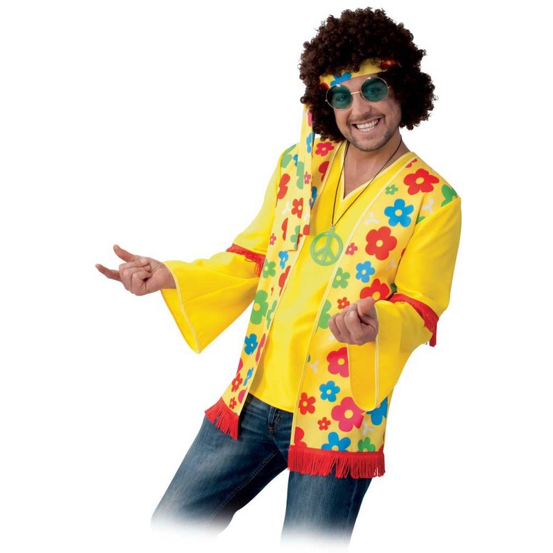 Flower power top and headband for men M