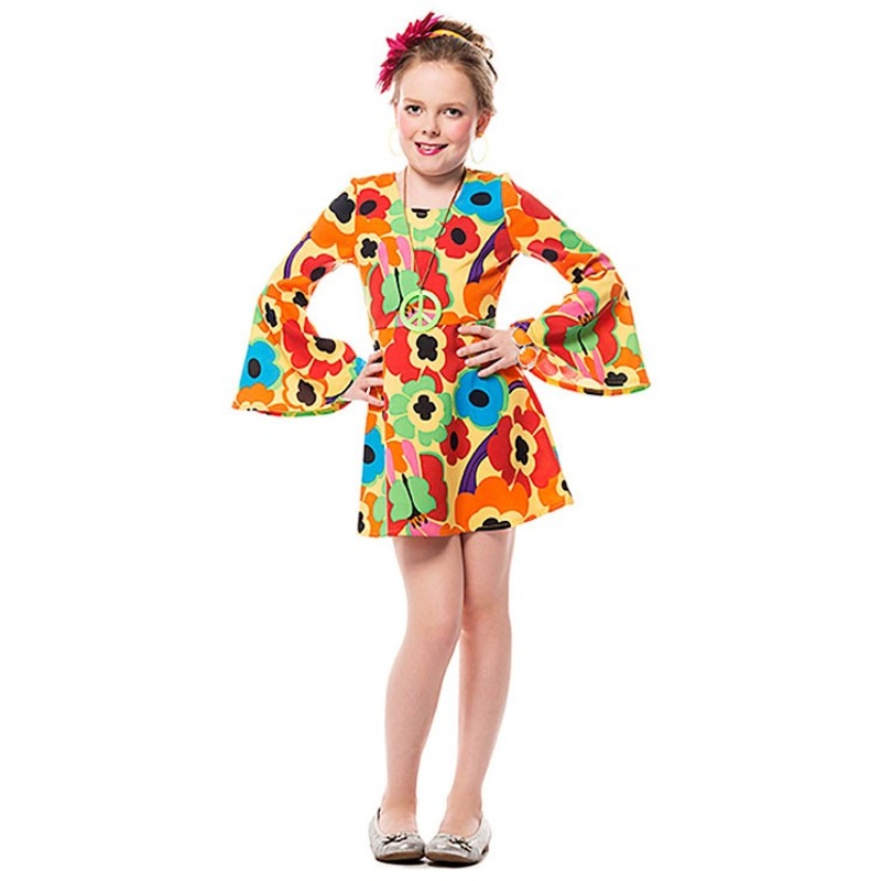 Flowers children flower power dress 128