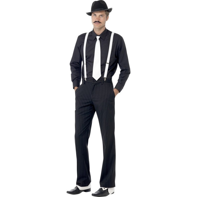 Gangster costume accessories 5 pieces