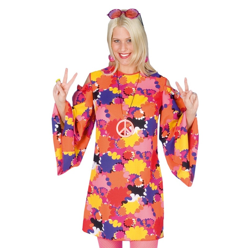 Hippie flower girl women's dress 36-38