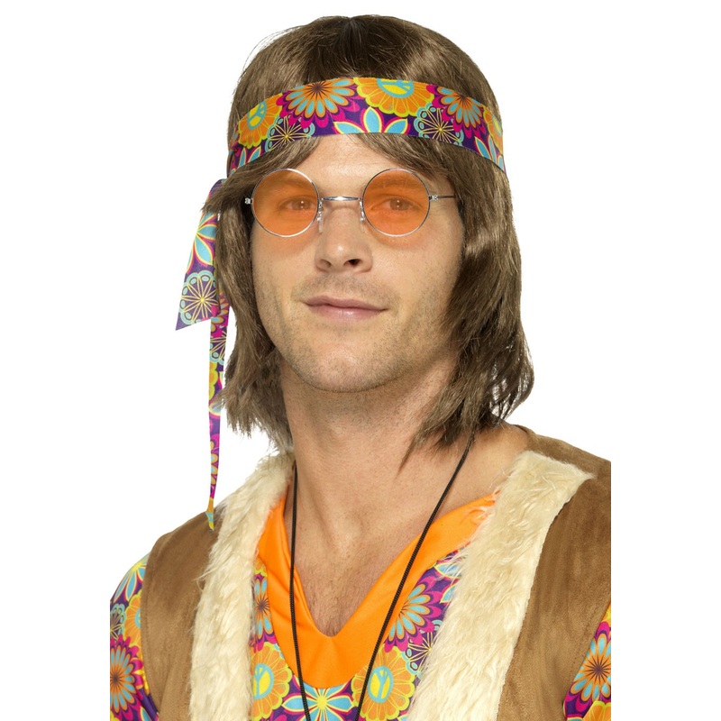 Iconic hippie glasses orange