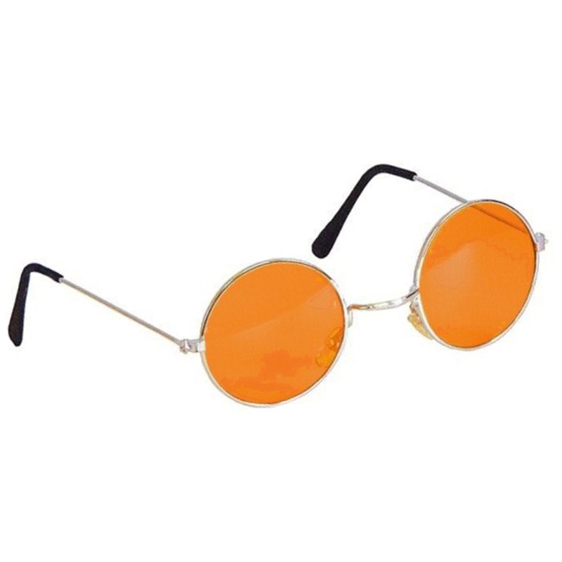 Orange hippie glasses Sonja
