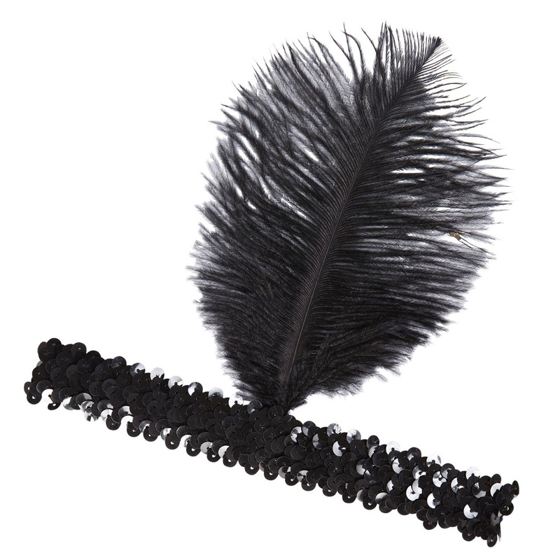 1920's flapper sequin headband