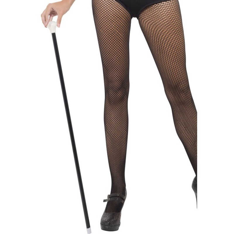 Black burlesque dance stick 80cm