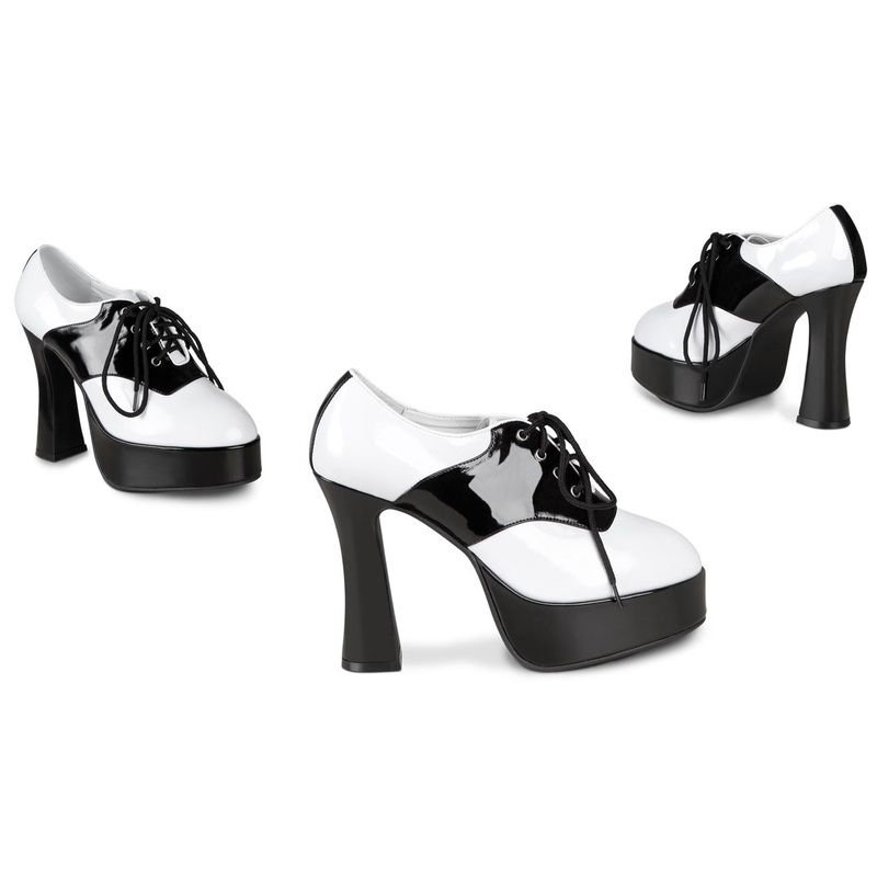 Black platform shoes
