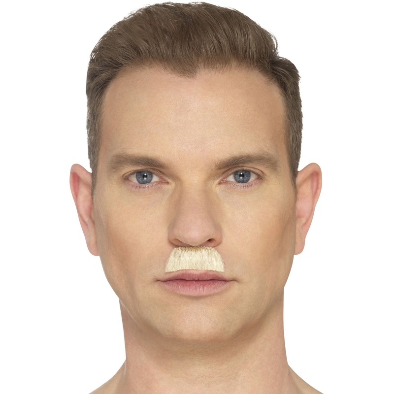 Blond Chaplin two-finger beard