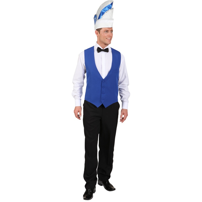 Blue waiter vest 48-50