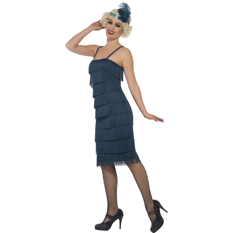 Carla Flapper dress blue S