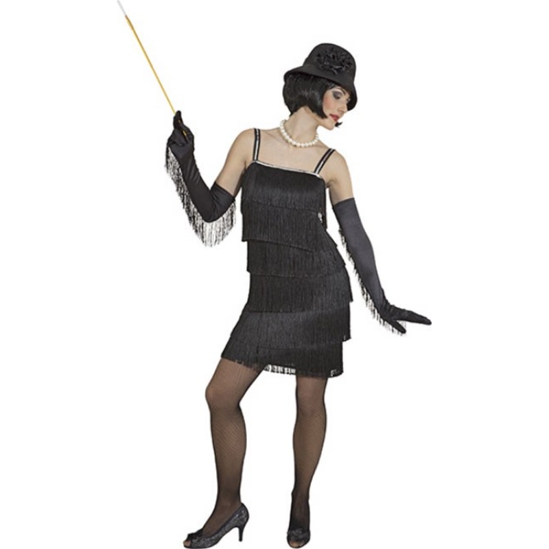 Flapper Charleston ladies costume 34-36