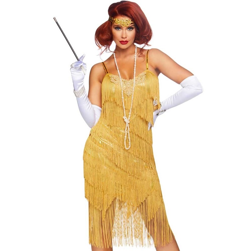 Golden Charleston dress Shiva S