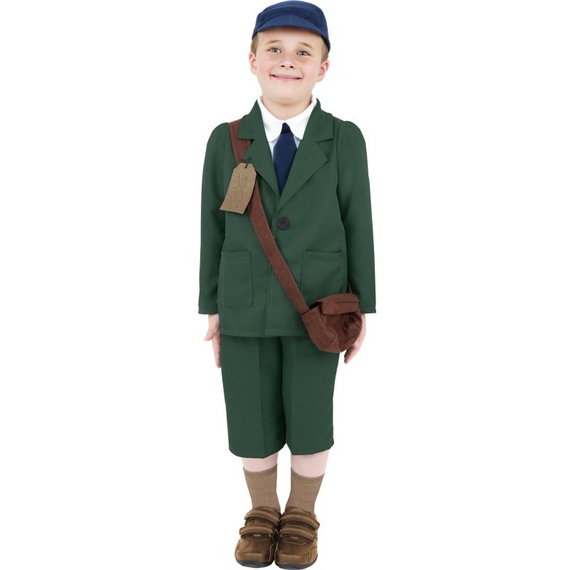 Green 40s boys kids costume