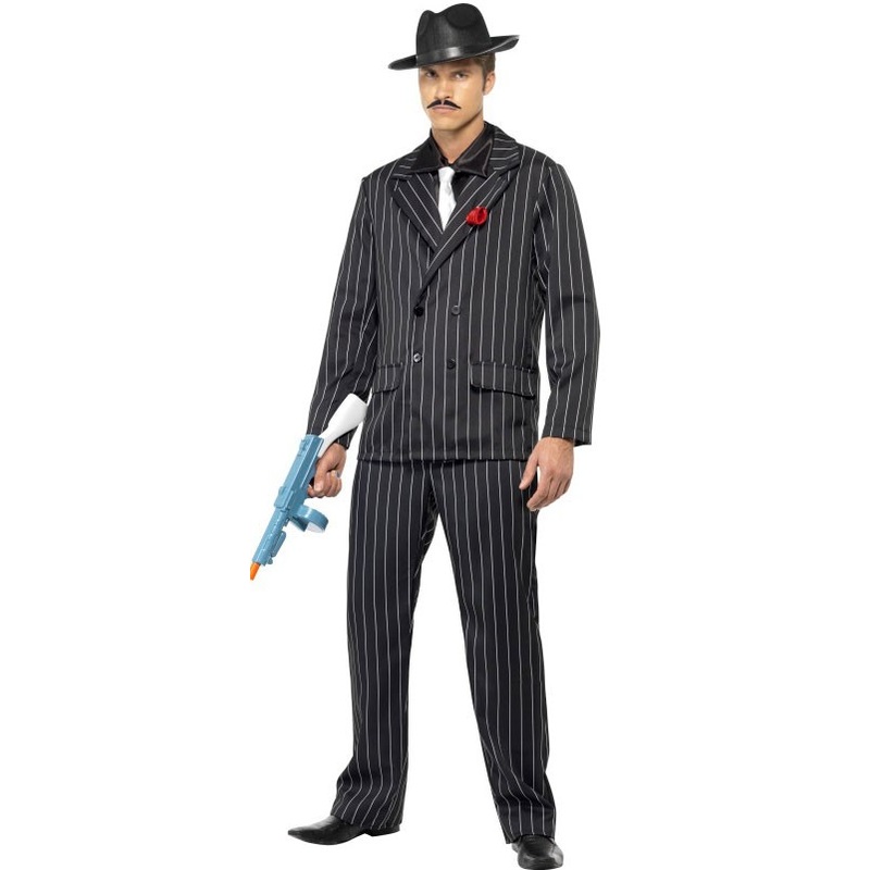 Mafia gangster men's costume M