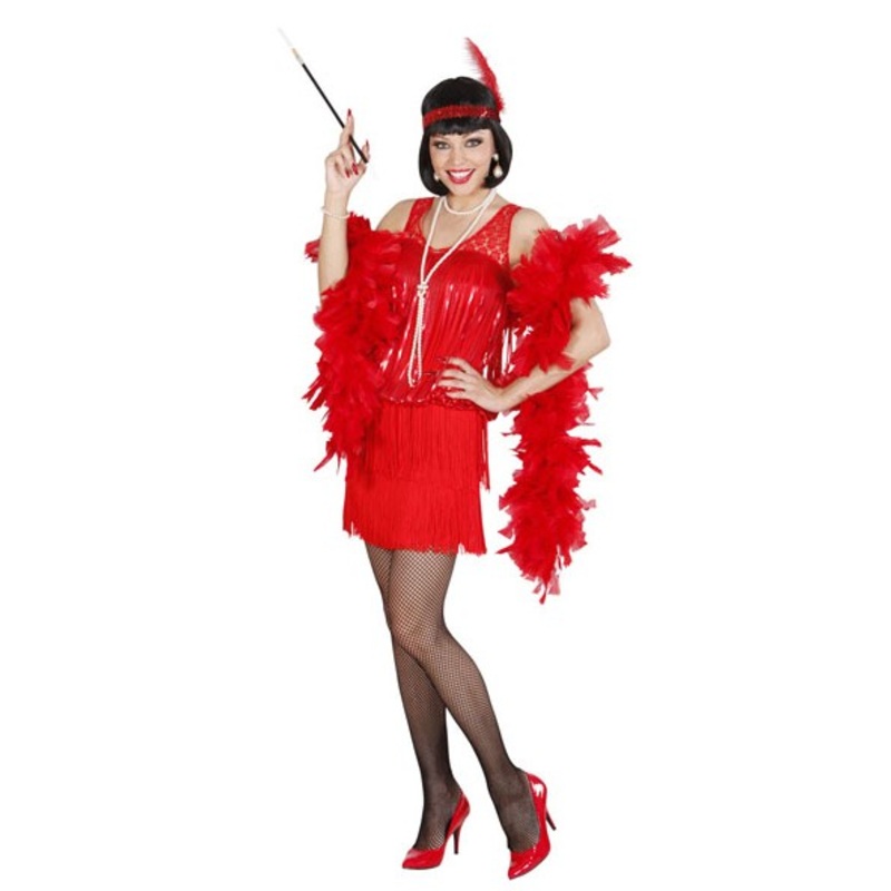 Red 20s lady costume S